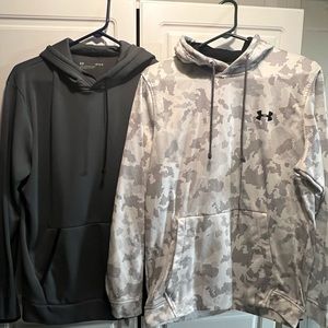 Set of 2 Men’s under armour hoodies Med and Large